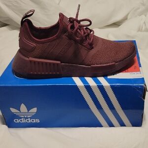 Adidas Maroon Athletic Shoes